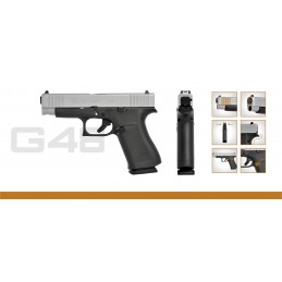 Glock 48 Silver Slide