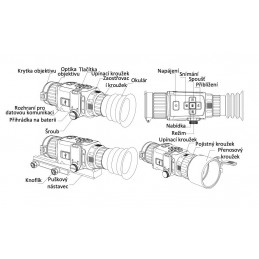 Termovizní zaměřovač Hikmicro Thunder TH25