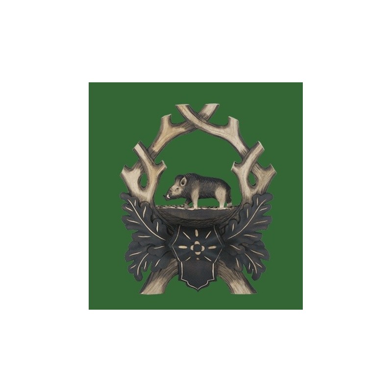 Štítek pod kančí trofej 24x30