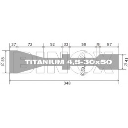 Puškohled Titanium 4,5-30x50 SF