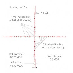 SIDEWINDER 6-24×56 20X ½ MIL DOT
