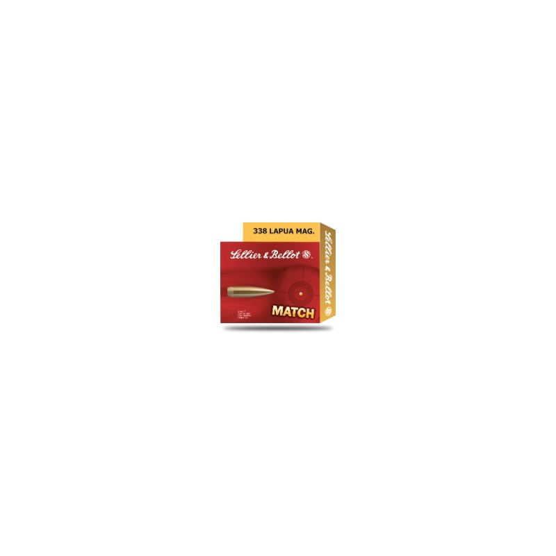 S&B 338 Lapua Magnum HPBT 250 Gr.