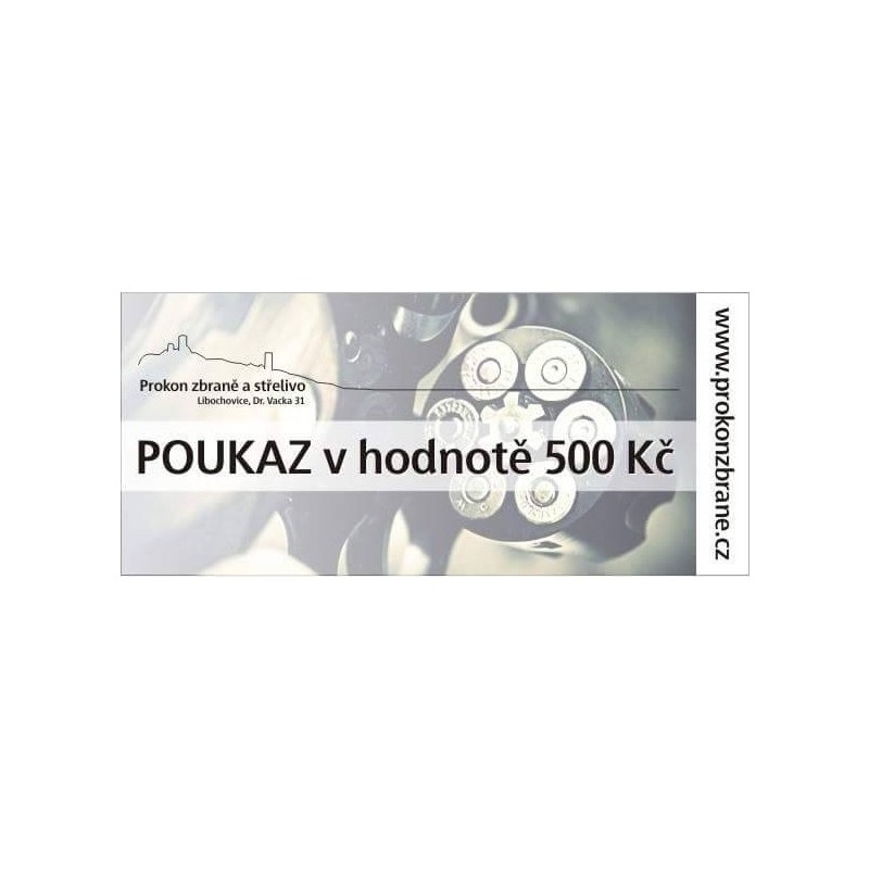 Dárkový poukaz 500